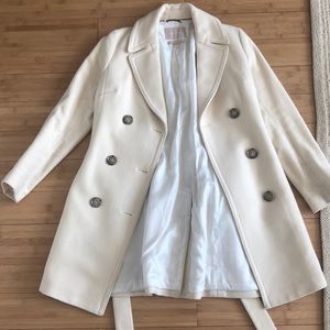 Banana republic cream trench